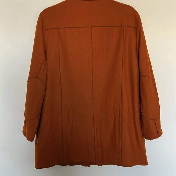 Harvé Benard Longline Wool Blend Jacket Blazer - Size‎ 14 - Picture 4 of 6